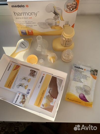 Молокоотсос ручной с бутылочкой