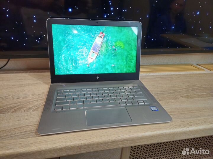 Ультрабук hp 13.3 i5 7200u 8gb ssd 256, гарантия