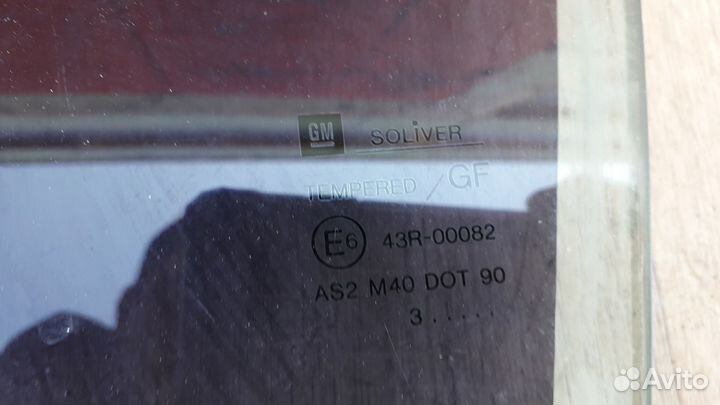 Стекло двери задней левой №81 Opel Astra F 1996