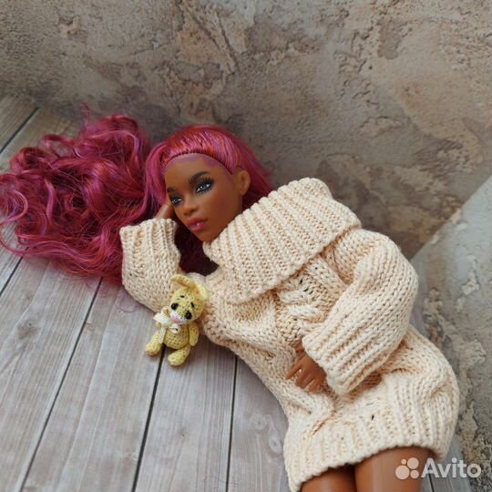 Ооак Кукла Barbie из серии Looks c высоким хвостом