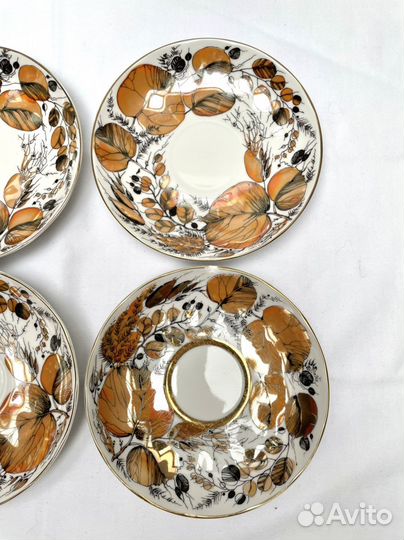 Блюдца лфз Золотая осень