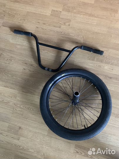 Колесо и руль для bmx