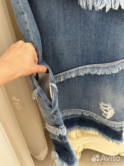 Джинсовое платье