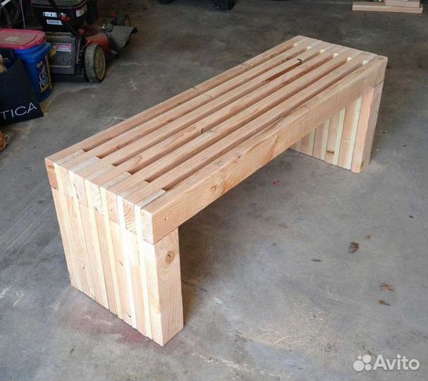 Лавочка для сауны, дачи