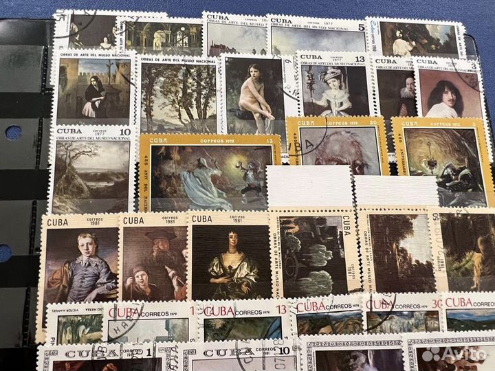 Две полные страницы Марок живопись