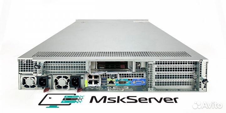 Сервер Supermicro 6029U-E1CR4 2xGold 6140 256Gb