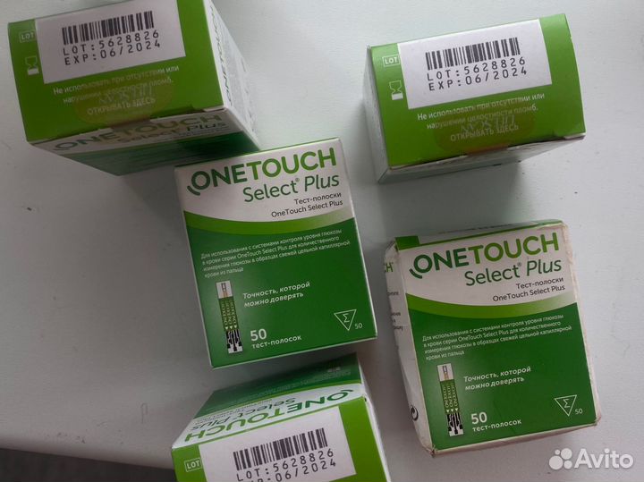 Тест полоски one touch select plus