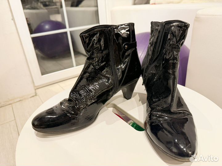 Ботильоны кожаные 41