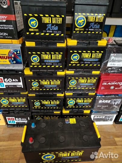 Аккумулятор Тюмень 60Ач новый с доставкой