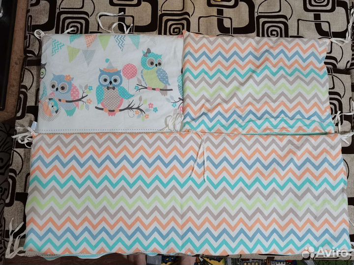 Бортики в детскую кроватку