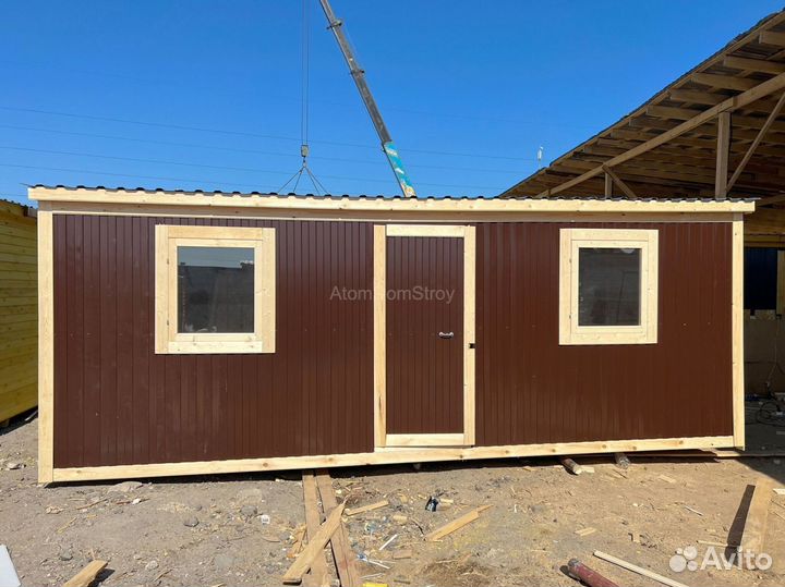 Бытовка деревянная новая