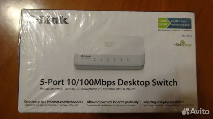 Коммутатор D-Link DES-1005C