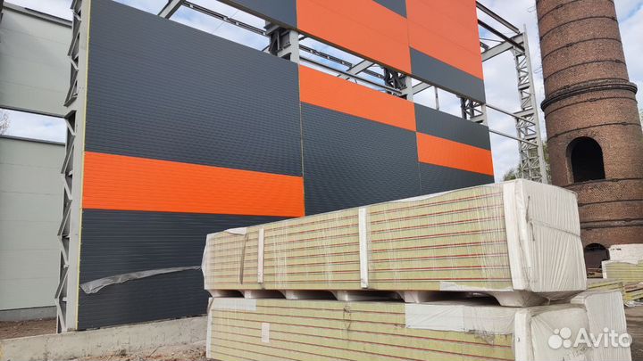 Сэндвич-панели оптом от изготовителя от 100м2