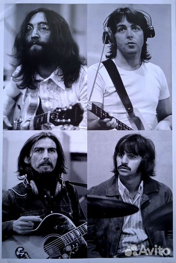 Постеры The Beatles 4 шт