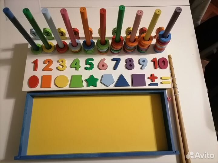 Пирамидка сортер деревянный