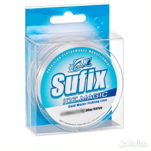 Леска Sufix Ice Magic 50м 0.175мм clear