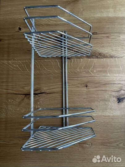 Угловая полка в ванную