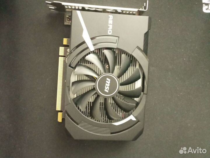 Видеокарта msi RX 550 aero ITX 4GB