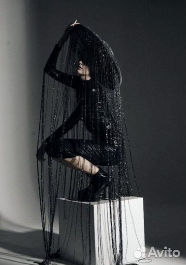 Шляпа черная на фотосессию и мероприятие