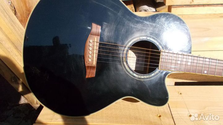 Электроакустическая гитара ibanez AEL10E-BK