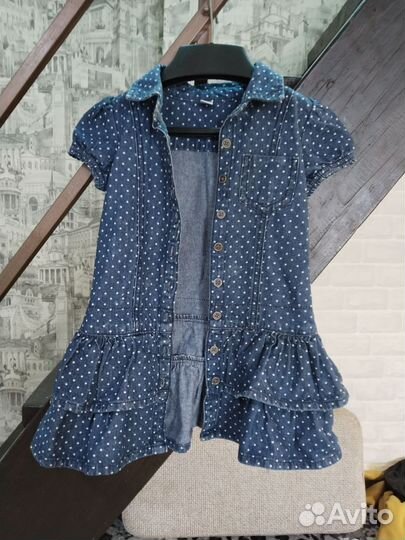 Платье джинсовое