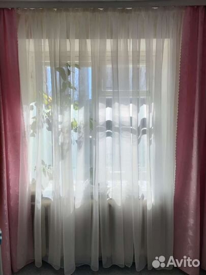 Шторы вуаль в комнату или на кухню