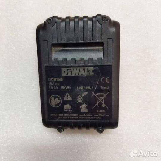 Аккумулятор dewalt dcb184