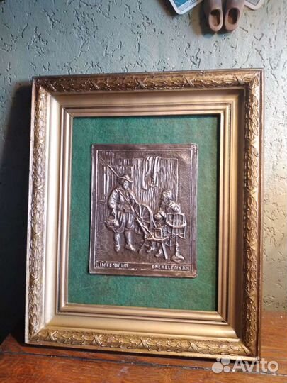 Панно латунное Голландия