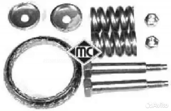 Metalcaucho 04065 Монтажный комплект выхлопной сис