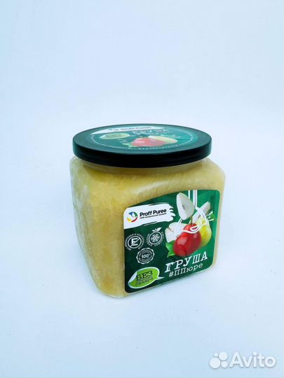 Пюре замороженное Без Сахара Груша, 500г