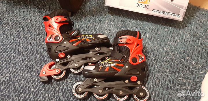 Роликовые коньки детские раздвижные