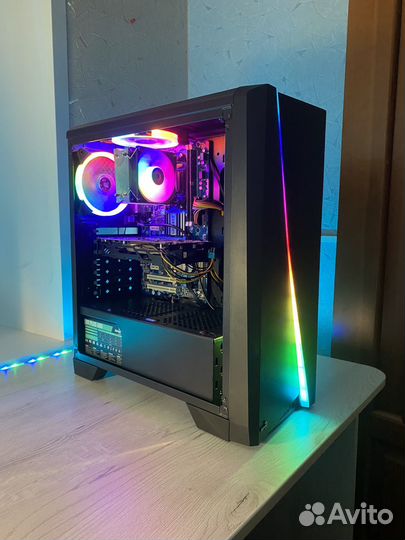 Игровой пк 6 ядер/RX 570 Gaming/12гб оперативка/SS