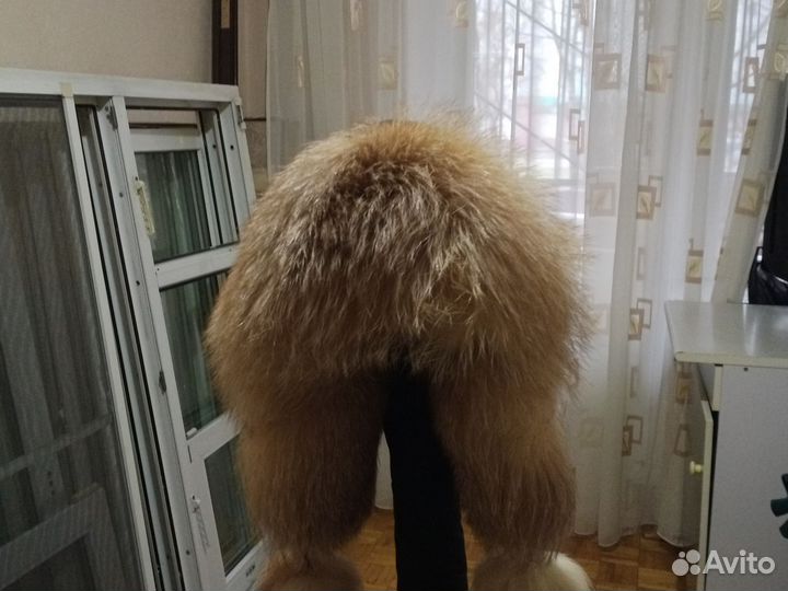 Шапка кожана меховая