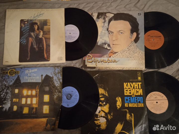 Виниловые пластинки фирмы мелодия