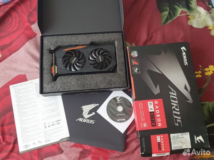 Видеокарта Gigabyte radeon RX570