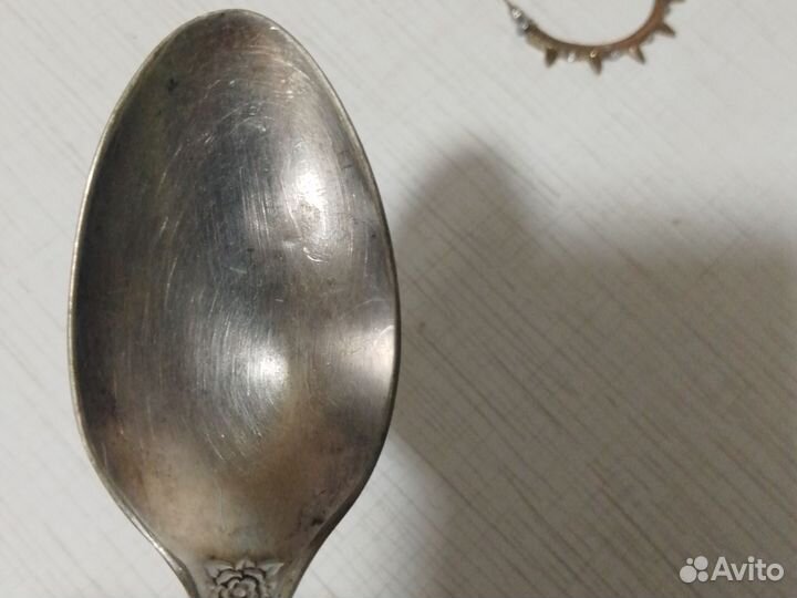 Ложка и вилка из мельхиора СССР