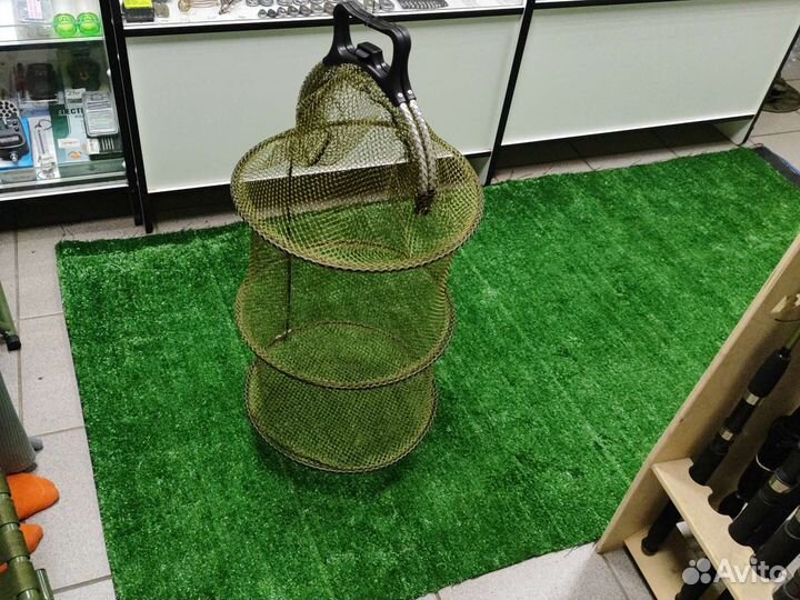 Садок с пластиковыми ручками на застёжке