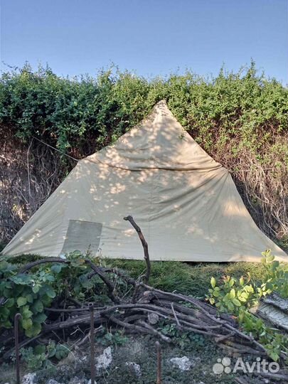 Палатка армейская (брезентовая) СССР