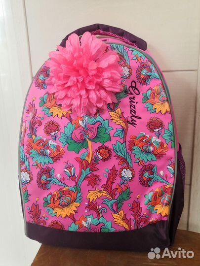 Рюкзак школьный для девочки grizzly
