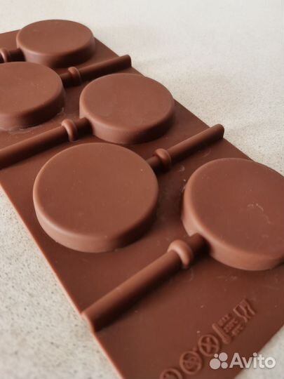 Форма для леденцов на палочке резиновая