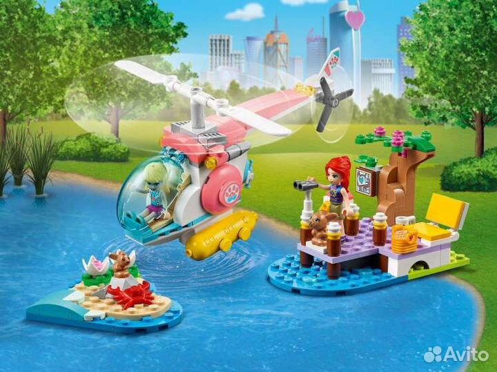 Спасательный вертолет ветеринарной клиники