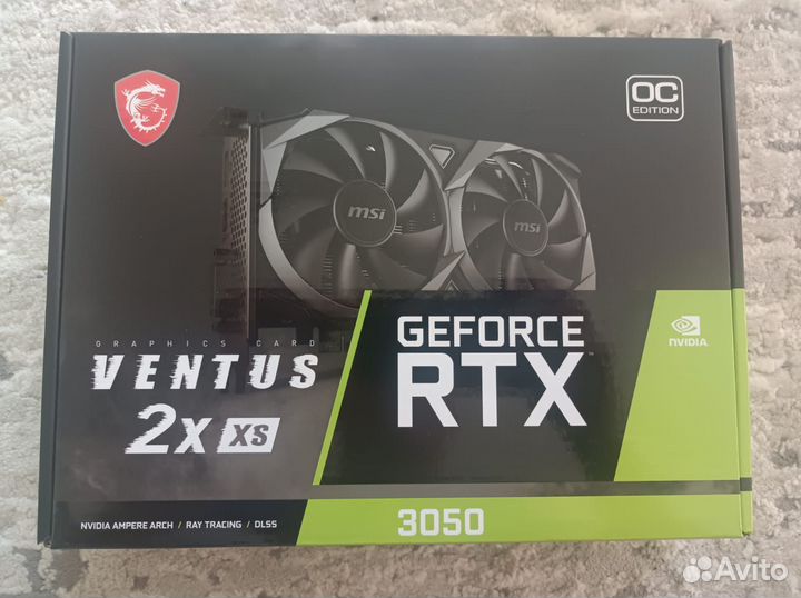 Видеокарта Nvidia MSI 3050
