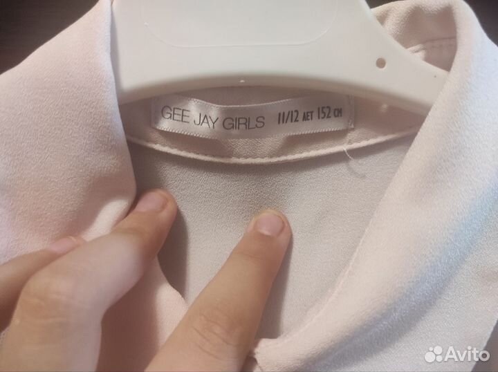 Рубашка школьная для девочки 152 см