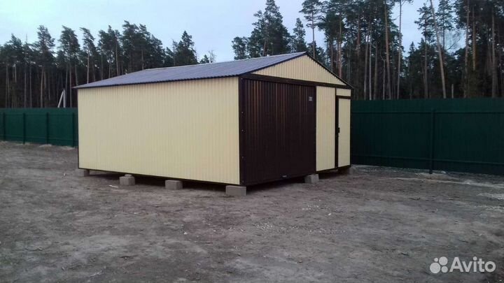 Гараж оцинкованный ракушка пенал