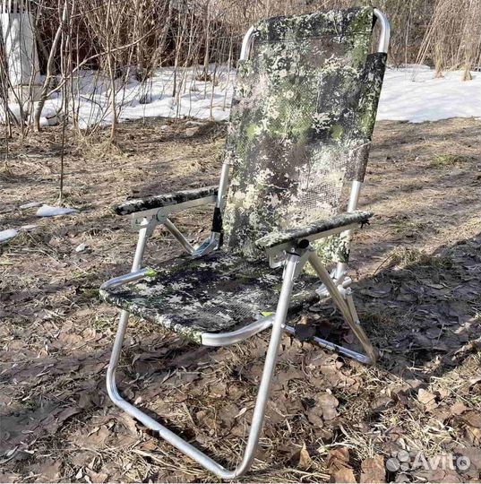 Кресло-шезлонг алюминиевое, модель №5 Медведь