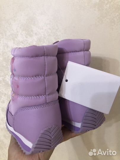 Теплые дутики для девочек