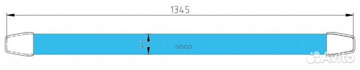 Рессора листовая передняя RS-6753 Lex