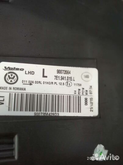 Фары на Фольксваген Т6