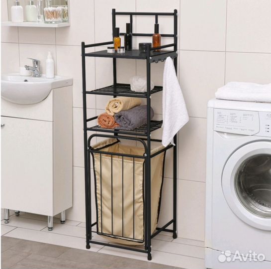 Стеллаж для белья в ванную