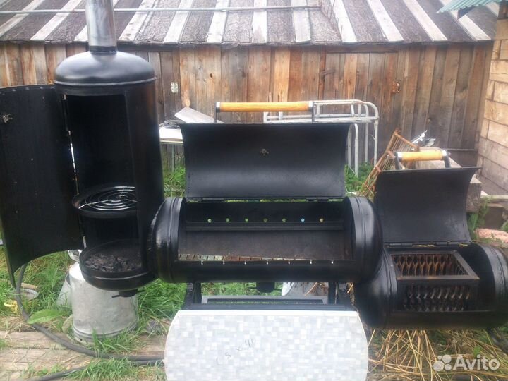 Мангал гриль смокер коптильня